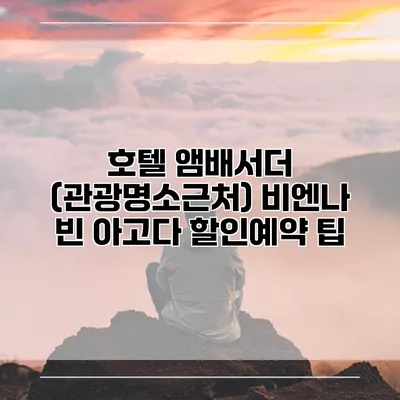 호텔 앰배서더 (관광명소근처) 비엔나 빈 아고다 할인예약 팁